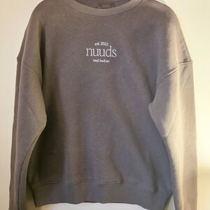 Nuuds Charcoal Crewneck Sweater